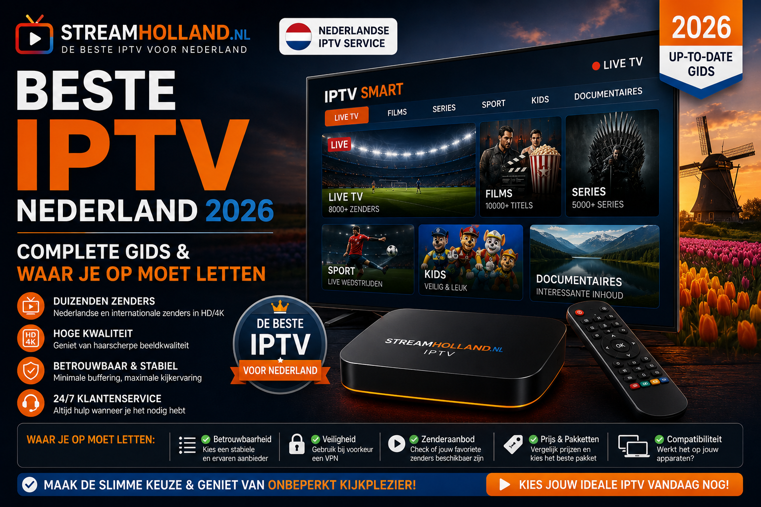 Beste IPTV Nederland