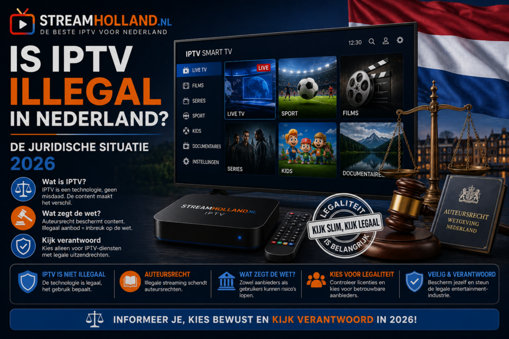 Is IPTV Illegaal in Nederland?