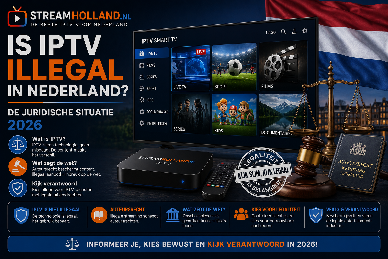 Is IPTV Illegaal in Nederland?