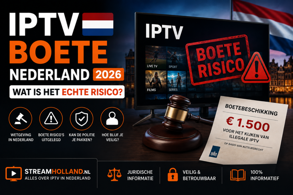 iptv boete
