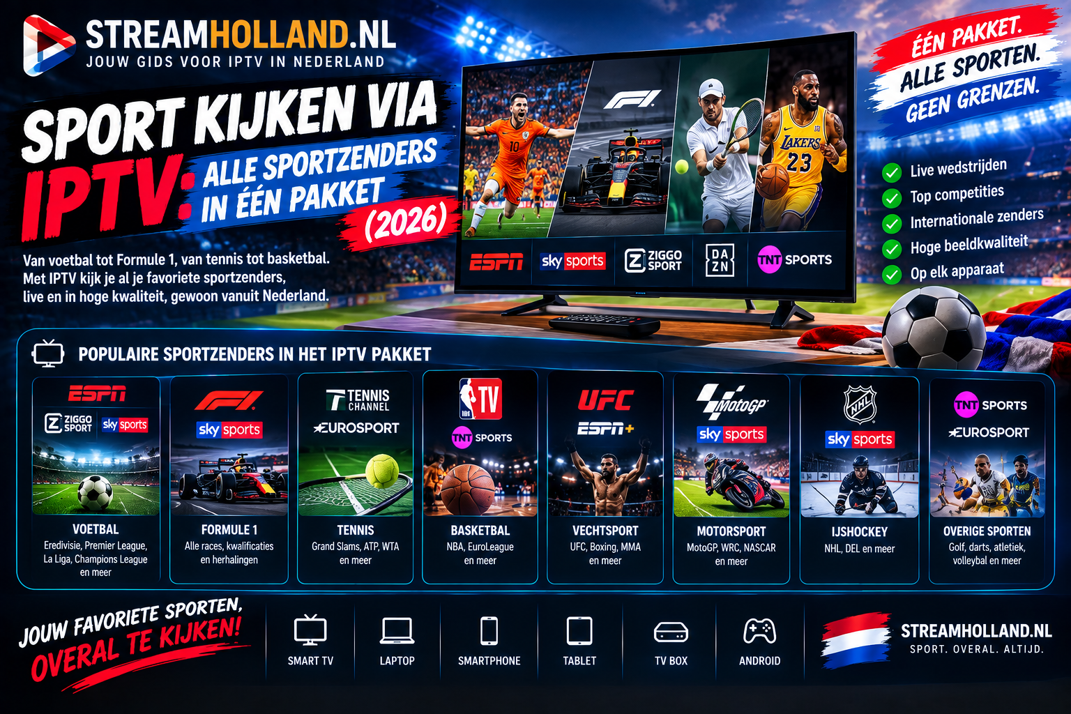 sport kijken via iptv